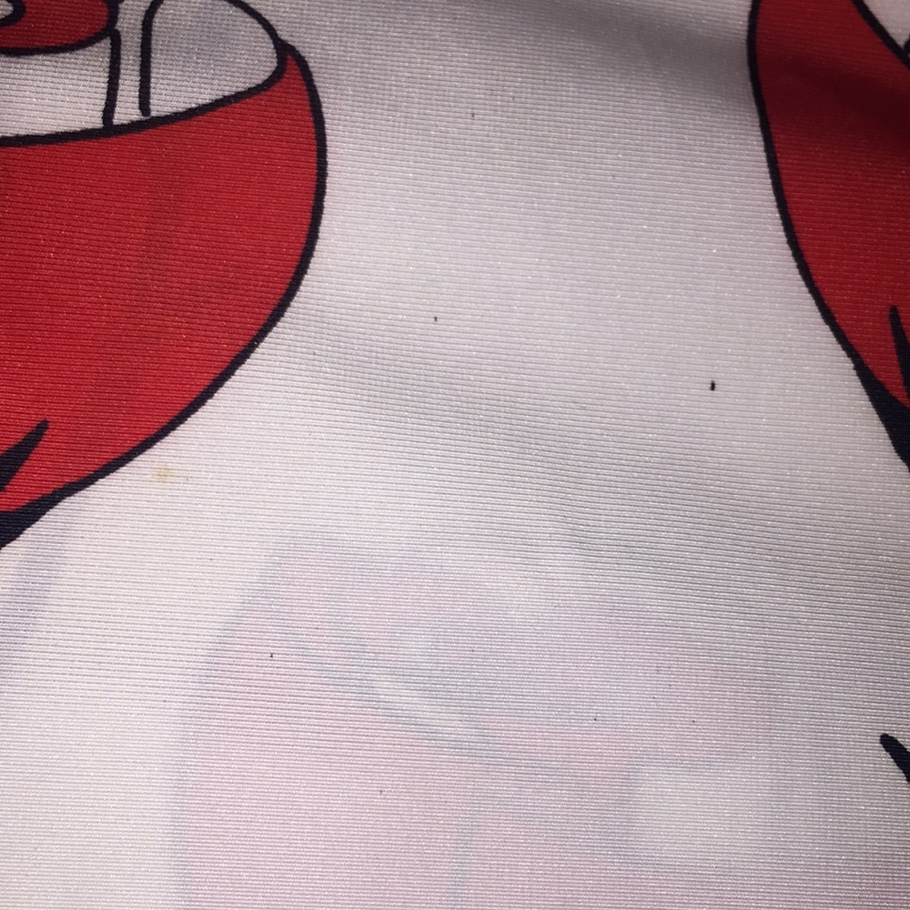 Miu Miu Red and White Floral Skirt - Picture 8 of 8